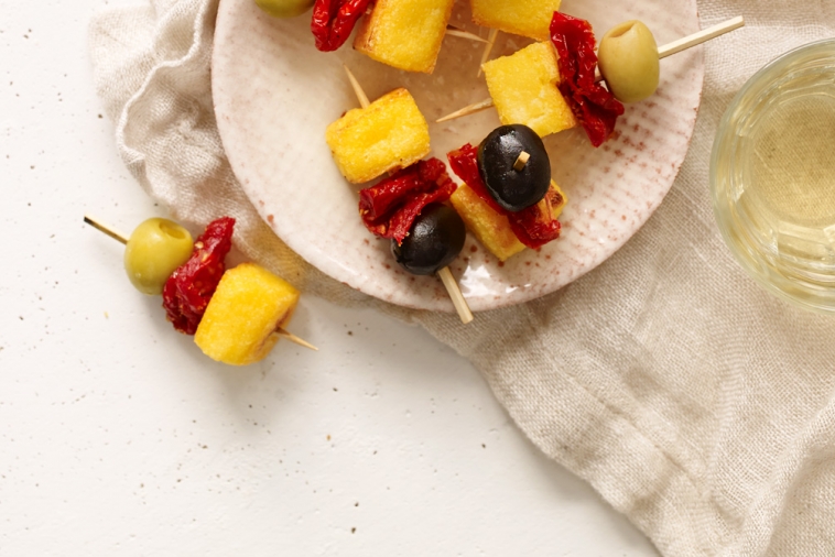 Grilled Polenta Bites with Friulano | Canadian Goodness