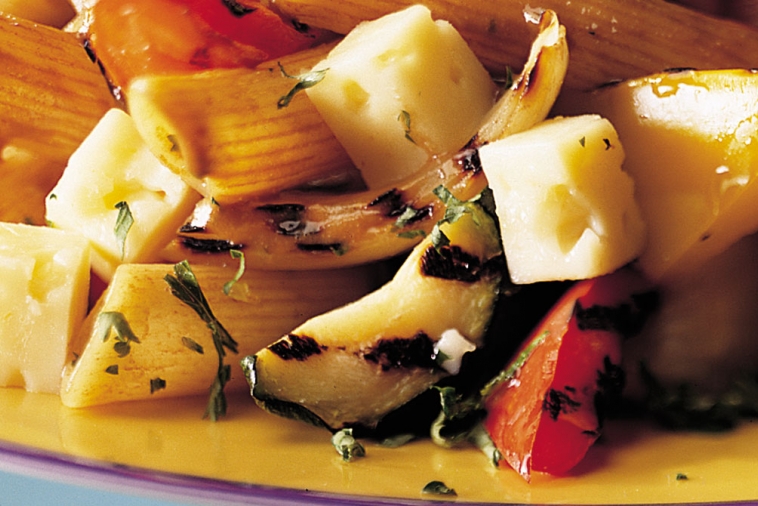 Havarti and Grilled Vegetable Pasta Salad | Canadian Goodness