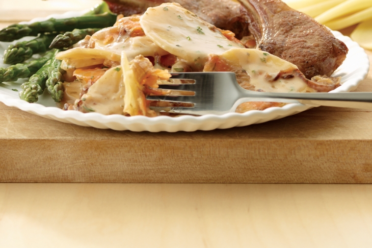 Herb & Sweet Onion Scalloped Potatoes | Canadian Goodness