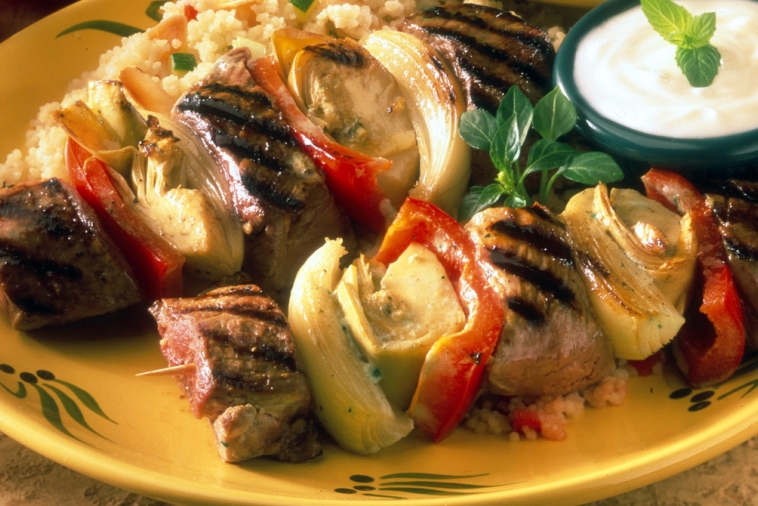 Lamb Kebabs with Minty Yogurt | Canadian Goodness