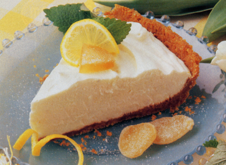 Lemon Ginger Cheesecake Pie | Canadian Goodness