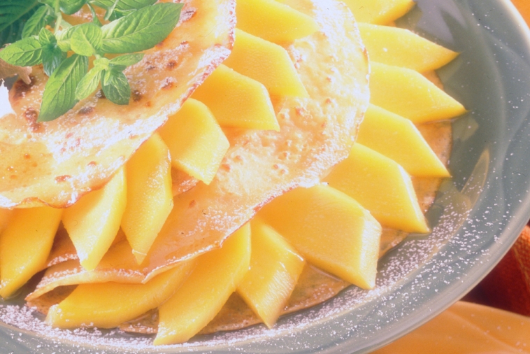 Mango and Maple Pumpkin Crepes | Canadian Goodness