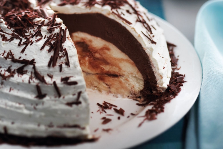 Marbled Chocolate Bombe | Canadian Goodness