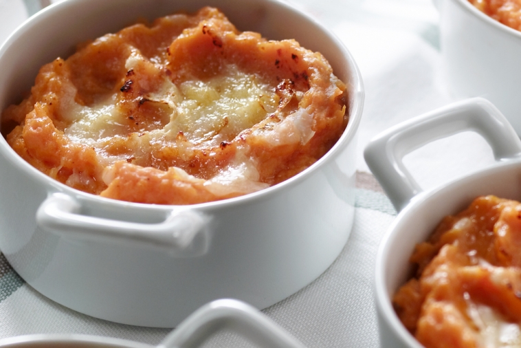 Mashed Sweet Potatoes with Cheese | Canadian Goodness