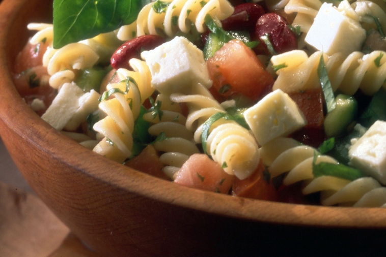 Mediterranean Fusilli Salad | Canadian Goodness