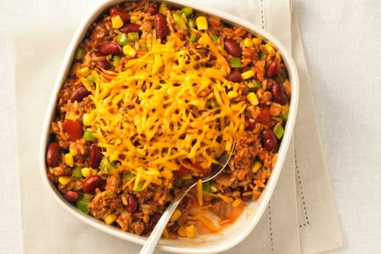 Mexican Rice with Cheddar | Canadian Goodness