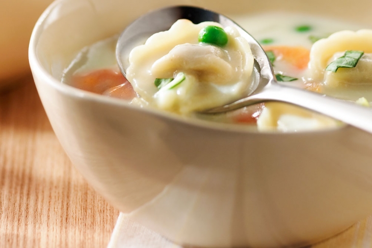 Mom’s Cheese Tortellini Soup | Canadian Goodness