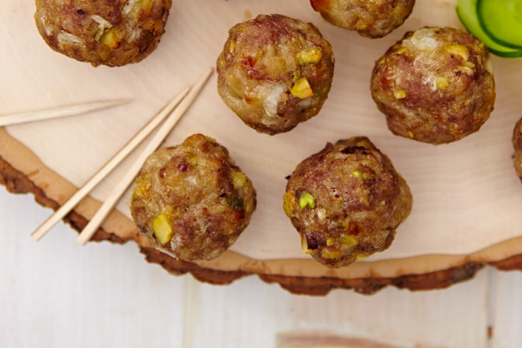 Mozzarella garam masala meatballs Canadian Goodness