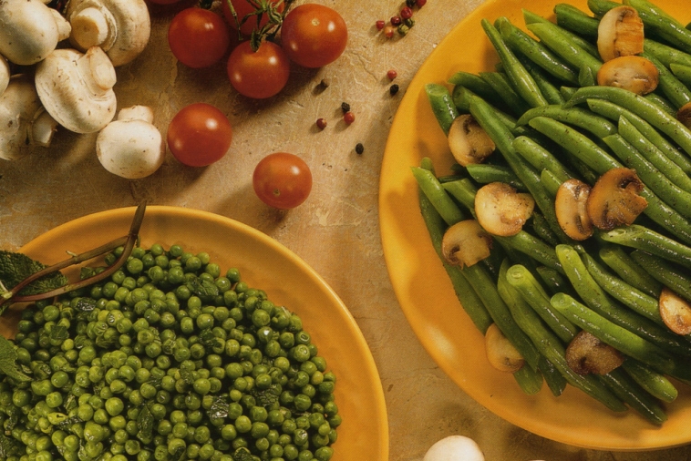 Mushroom Buttered Green Beans | Canadian Goodness