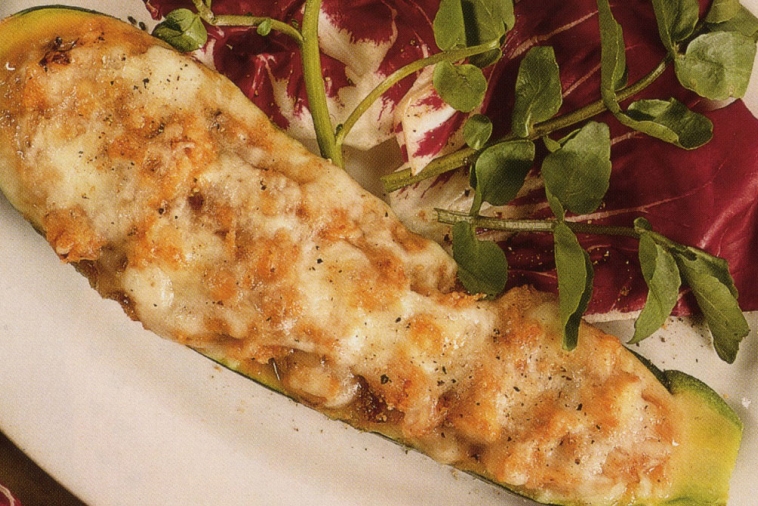 Mushroom Stuffed Zucchini (Cooking Club Size) Canadian Goodness