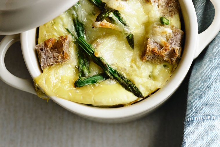 Nut and Swiss Cheese Strata | Canadian Goodness