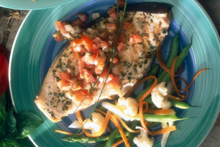 Olive and Tomato Swordfish | Canadian Goodness