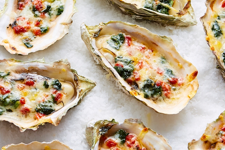 Oysters au gratin | Canadian Goodness
