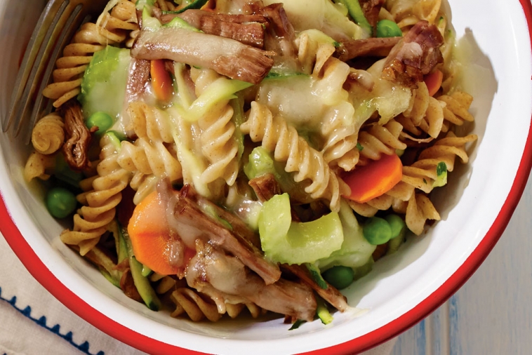 Pasta with Blade Roast and Tre Stelle® Mozzarella Canadian Goodness