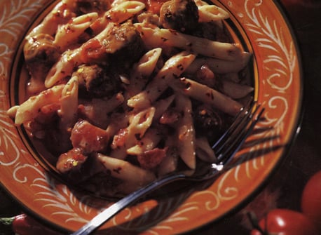 Penne And Italian Sausage Canadian Goodness Penne And Italian Sausage