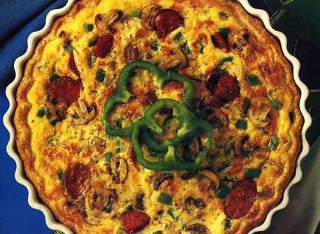 Pizza Quiche Recipe | Canadian Goodness