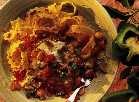 Pork Chop with Green Bell Pepper and Tomato Sauce | Canadian Goodness