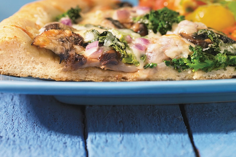 Portobello Swiss Pizza | Canadian Goodness