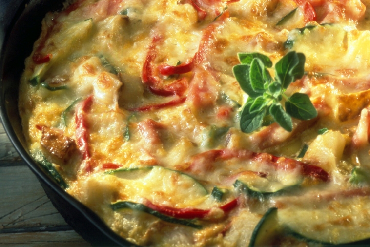 Potato and Ham Omelet | Canadian Goodness