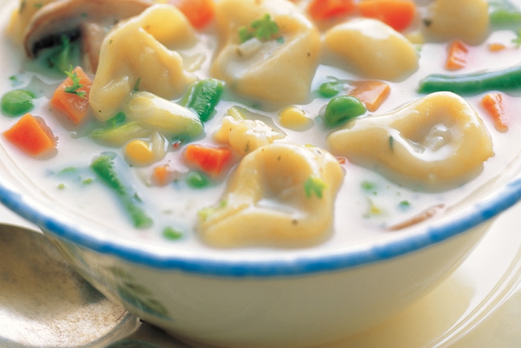 Quick and Easy Tortellini Vegetable Soup | Canadian Goodness