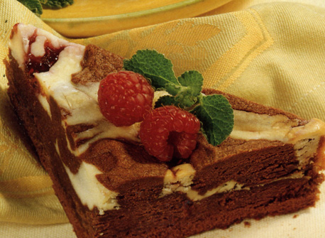 Raspberry Cream Cheese Brownies | Canadian Goodness