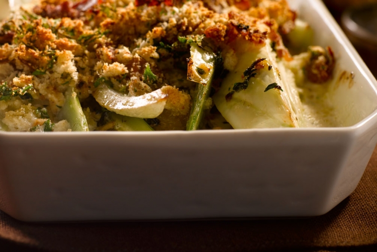 Roasted Fennel and Prosciutto Breadcrumbs | Canadian Goodness