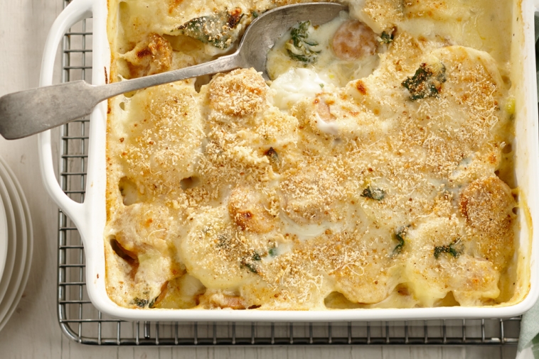 Sausage, Kale and Potato Casserole | Canadian Goodness