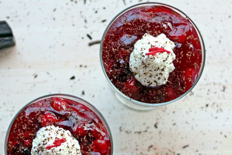 Simple Black Forest Parfait | Canadian Goodness