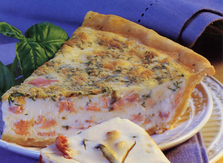 Smoked Salmon Quiche | Canadian Goodness