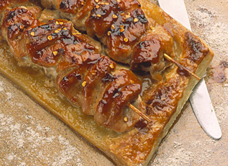 Spicy Pork Kabobs with Puff Pastry | Canadian Goodness