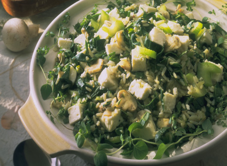 Spinach and Feta Rice | Canadian Goodness