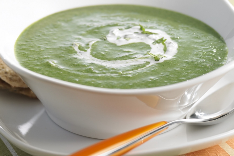 Spinach and Green Pea Soup | Canadian Goodness