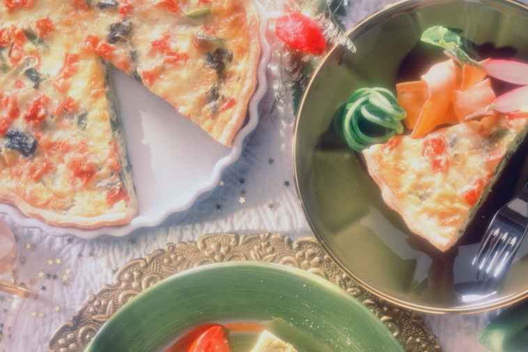 Spinach and Leek Quiche | Canadian Goodness