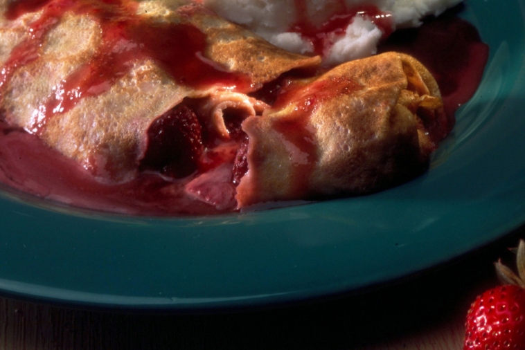 Strawberry Cream Cheese Crepes | Canadian Goodness