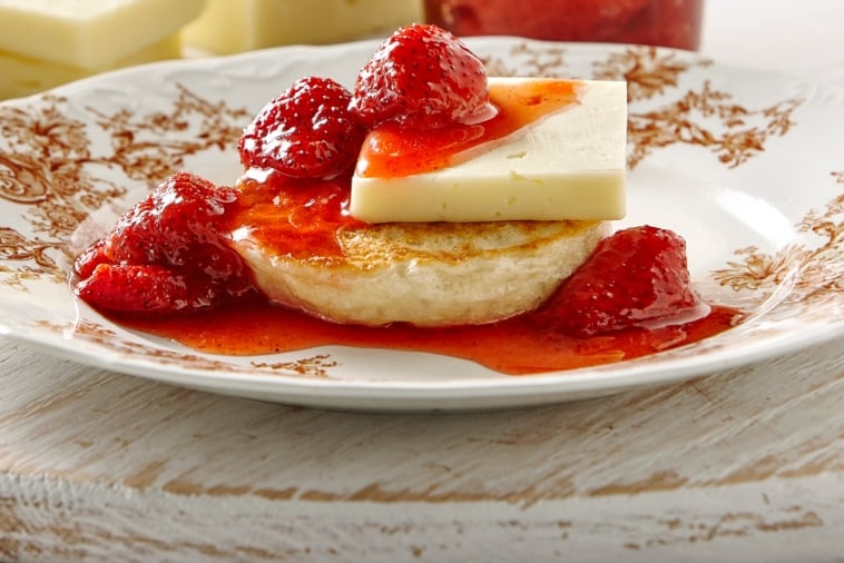 Strawberry jam with Canadian Havarti | Canadian Goodness