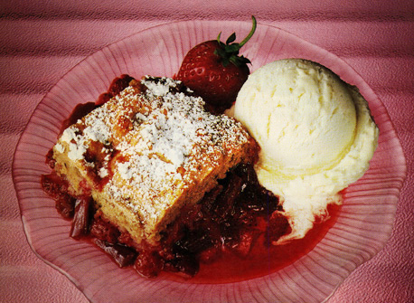 Strawberry Rhubarb Cobbler | Canadian Goodness