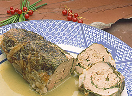 Tenderloin Stuffed with Greens and Chives | Canadian Goodness