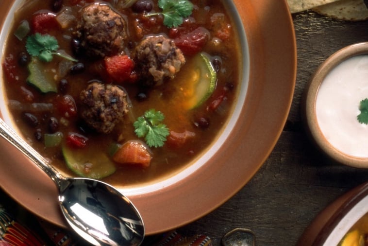 Texan Meat Ball Soup | Canadian Goodness