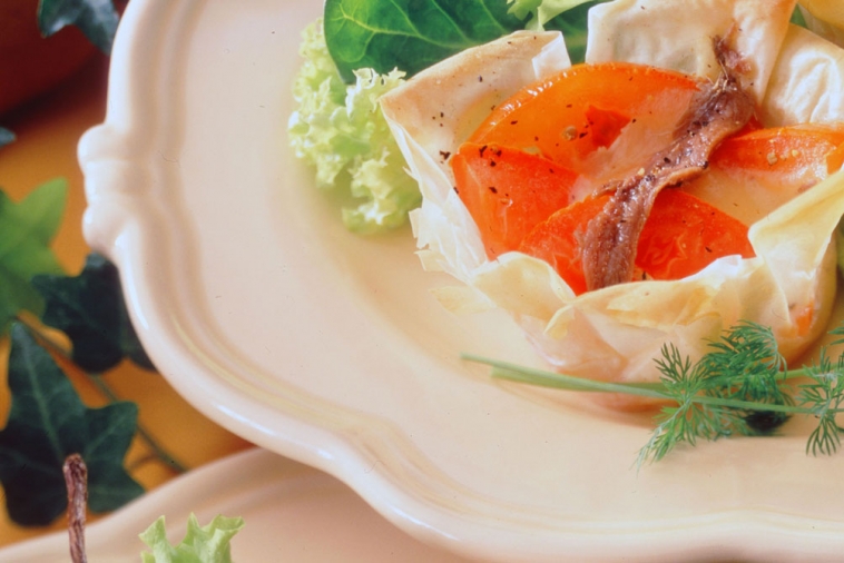 Tomato and Anchovy Phyllo Tartlets | Canadian Goodness