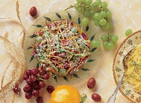 Tri-Coloured Cabbage Slaw | Canadian Goodness