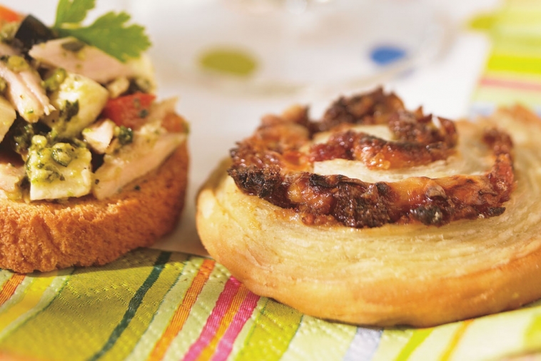 Tuna and Bocconcini Bruschetta | Canadian Goodness