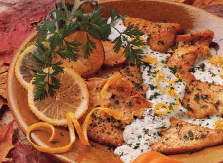 Turkey Cutlets with Cream Sauce | Canadian Goodness