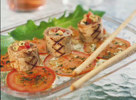 Veal Paupiettes with Canadian Mozzarella and Garden-Fresh Tomatoes | Canadian Goodness
