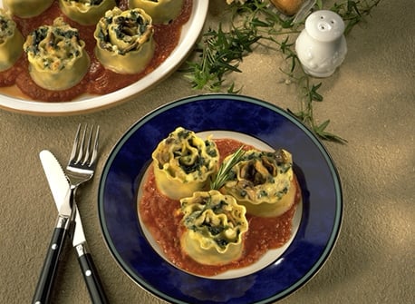 Vegetable Lasagna Swirls | Canadian Goodness