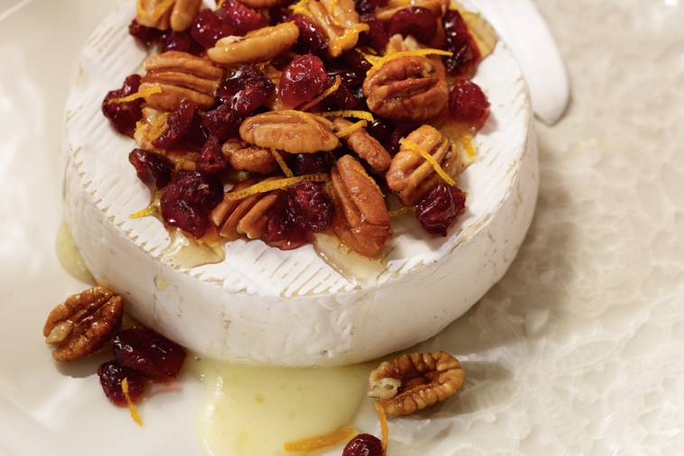 Baked Brie with Pecans &amp; Dried Cranberries Recipe | Canadian Goodness
