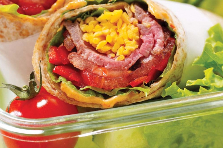 Wraps for Running Laps with Cheddar | Canadian Goodness