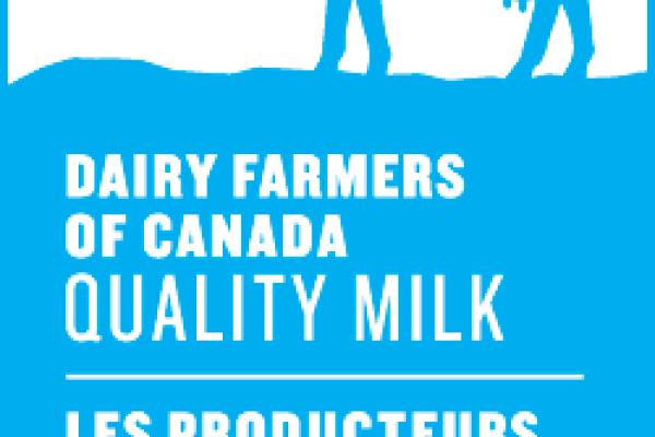 Blue Cow Quality Milk Logo