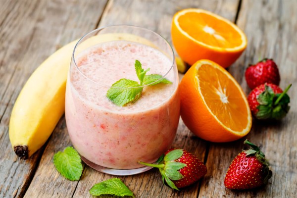 Strawberry-Orange Sunburst Smoothie