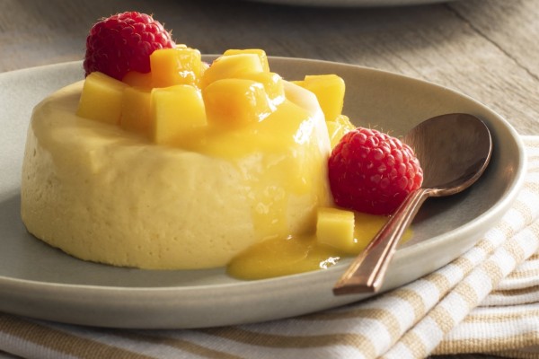 Panna cotta à la mangue