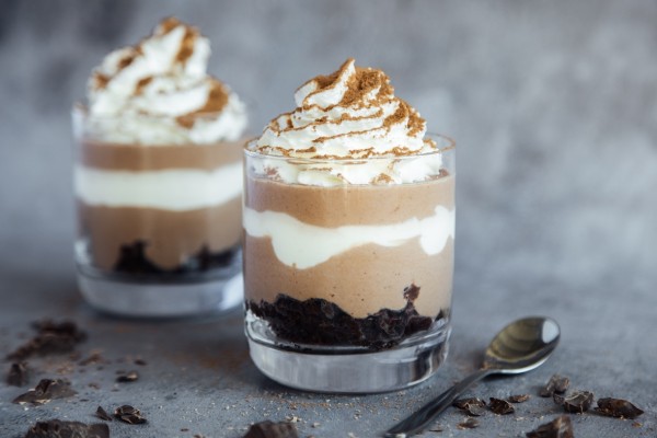 Mini Chocolate & Brownie Mousse